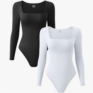 NEW White OQQ Women’s Bodysuit